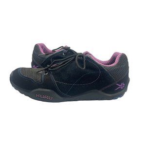 Kuru Chicane Women's Outdoor Trail Hiking Black Purple Sneakers Size 9.5 EUC